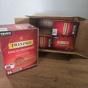 Twinings English Breakfast Tea Kcups 96 Count Total NEW Sealed